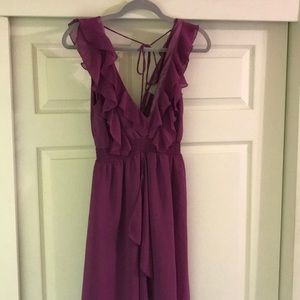 Purple romantic dress